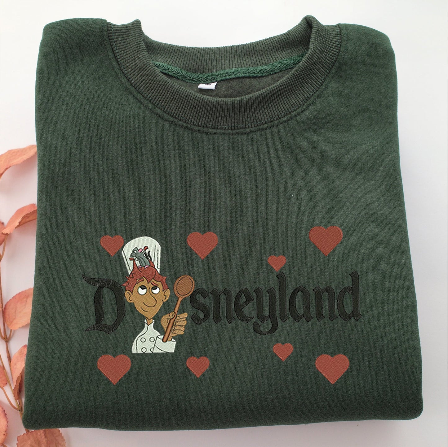 Alfredo Linguini Disneyland Embroidery, Disneyland Embroidered Sweatshirt, Movie Disney Inspired, Valentine's Day Gifts Idea For Him Her