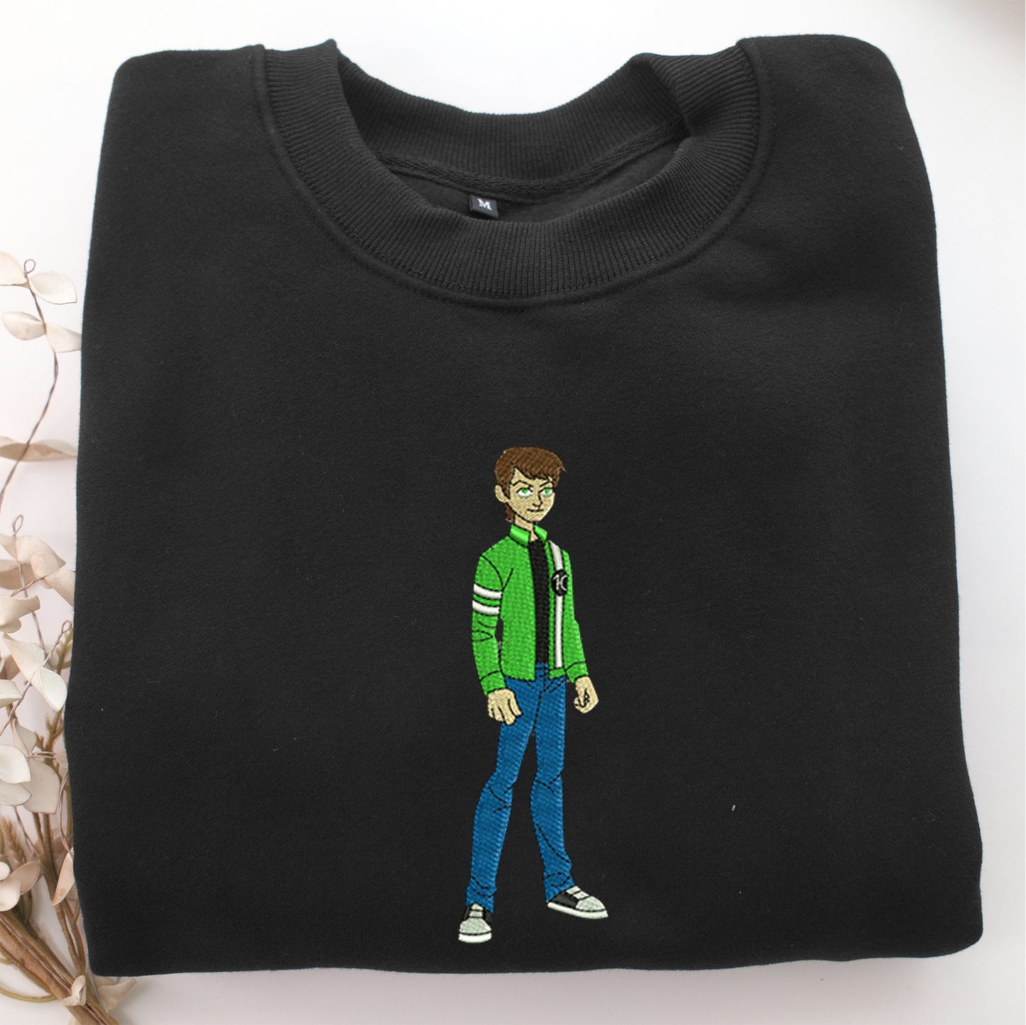 Ben 10 Alien Force Embroidery, Disneyland Embroidered Sweatshirt, Movie Disney Inspired, Valentine's Day Gifts Idea For Him Her