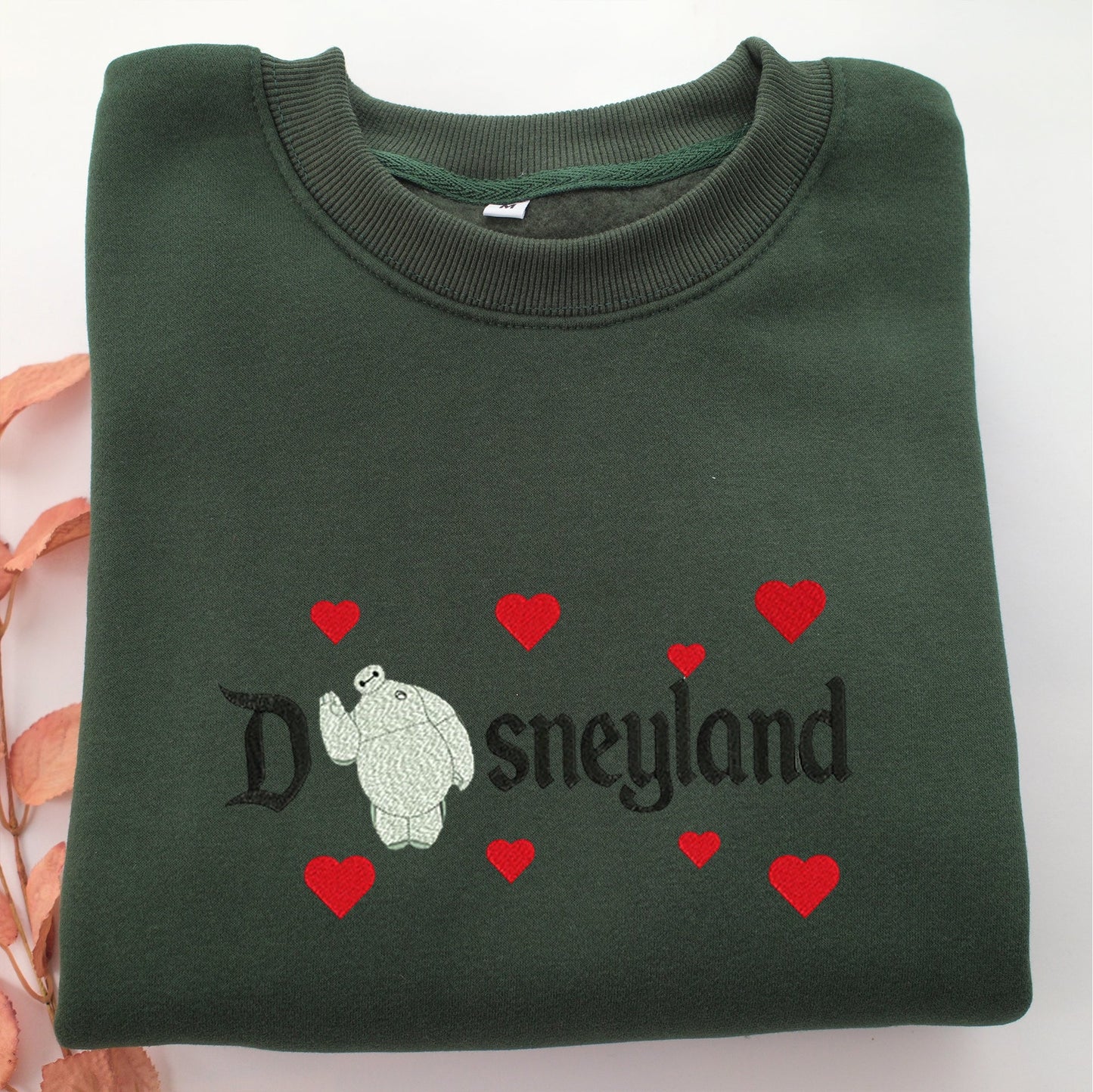 Baymax Disneyland Embroidery, Disneyland Embroidered Sweatshirt, Movie Disney Inspired, Valentine's Day Gifts Idea For Him Her