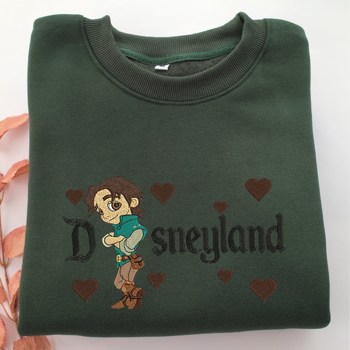 Chibi Flynn Rider Disneyland Embroidery, Disneyland Embroidered Sweatshirt, Movie Disney Inspired, Valentine's Day Gifts Idea For Him Her