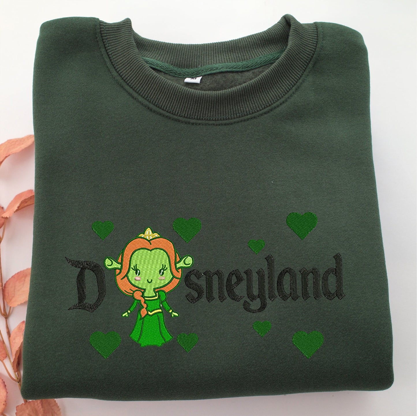 Chibi Fiona Disneyland Embroidery, Disneyland Embroidered Sweatshirt, Movie Disney Inspired, Valentine's Day Gifts Idea For Him Her