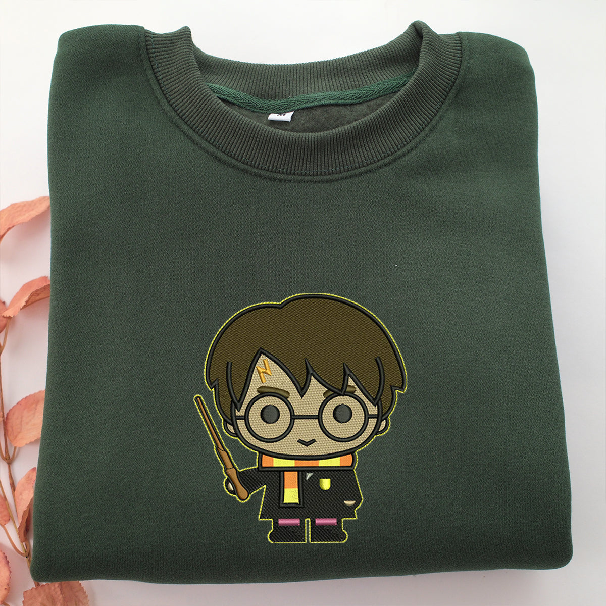 Chibi Harry Potter Embroidery, Disneyland Embroidered Sweatshirt, Movie Disney Inspired, Valentine's Day Gifts Idea For Him Her