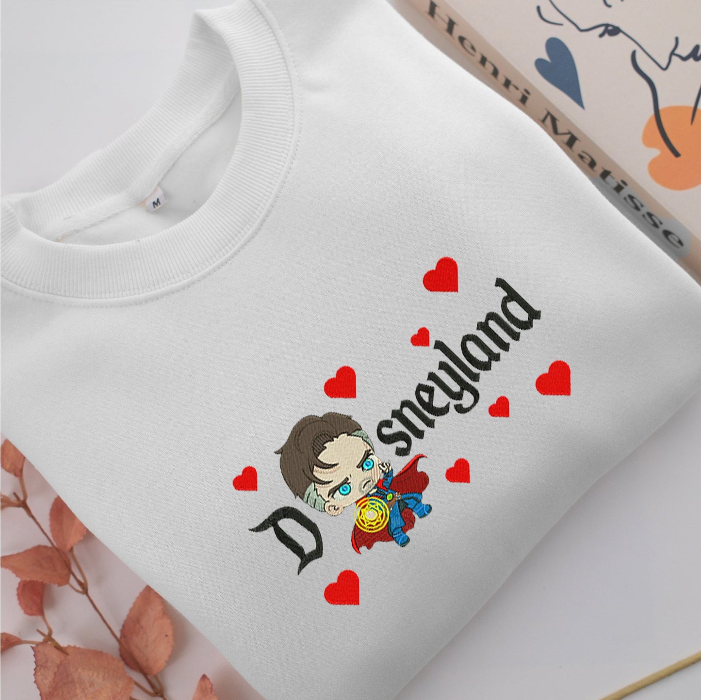 Chibi Doctor Strange Disneyland Embroidery, Disneyland Embroidered Sweatshirt, Movie Disney Inspired, Valentine's Day Gifts Idea For Him Her