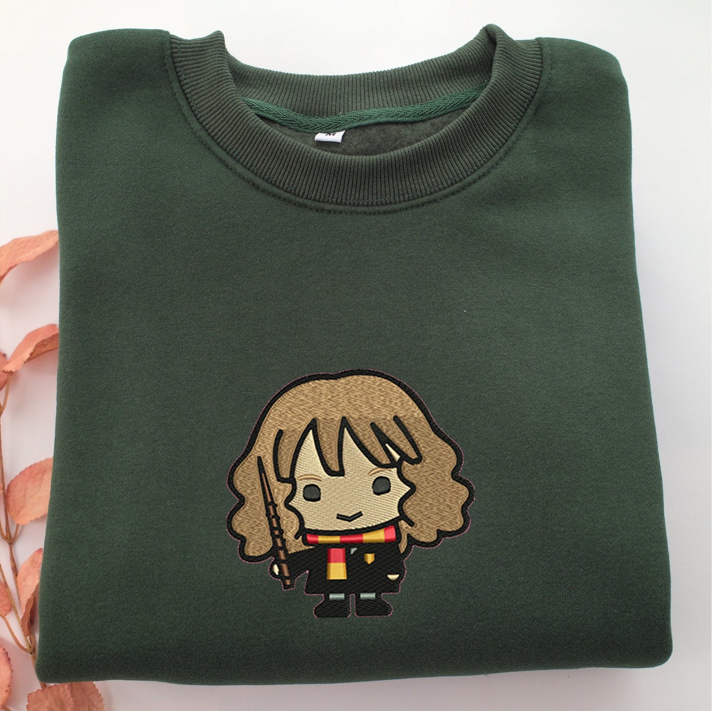 Chibi Hermione Granger v2 Embroidery, Disneyland Embroidered Sweatshirt, Movie Disney Inspired, Valentine's Day Gifts Idea For Him Her