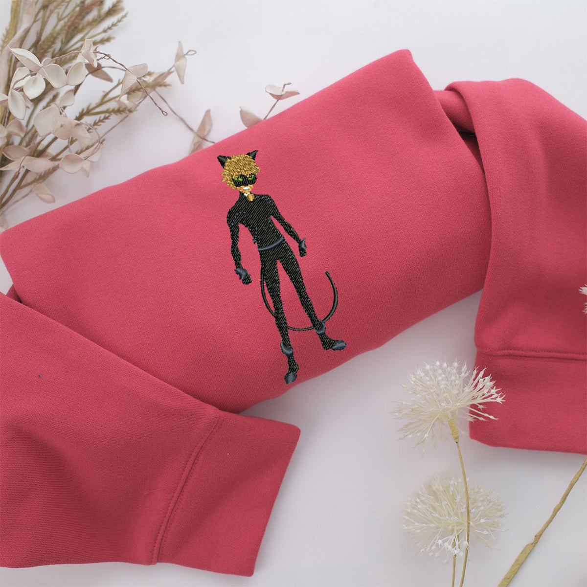 Adrien Agreste Full Embroidery, Disneyland Embroidered Sweatshirt, Movie Disney Inspired, Valentine's Day Gifts Idea For Him Her
