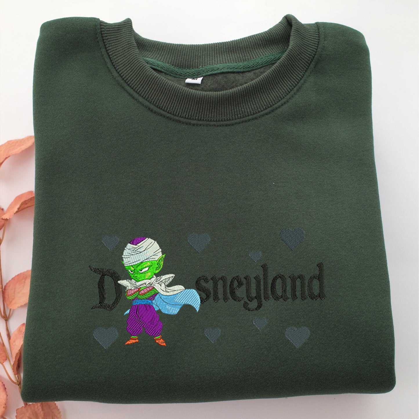 Chibi Piccolo Disneyland Embroidery, Disneyland Embroidered Sweatshirt, Movie Disney Inspired, Valentine's Day Gifts Idea For Him Her