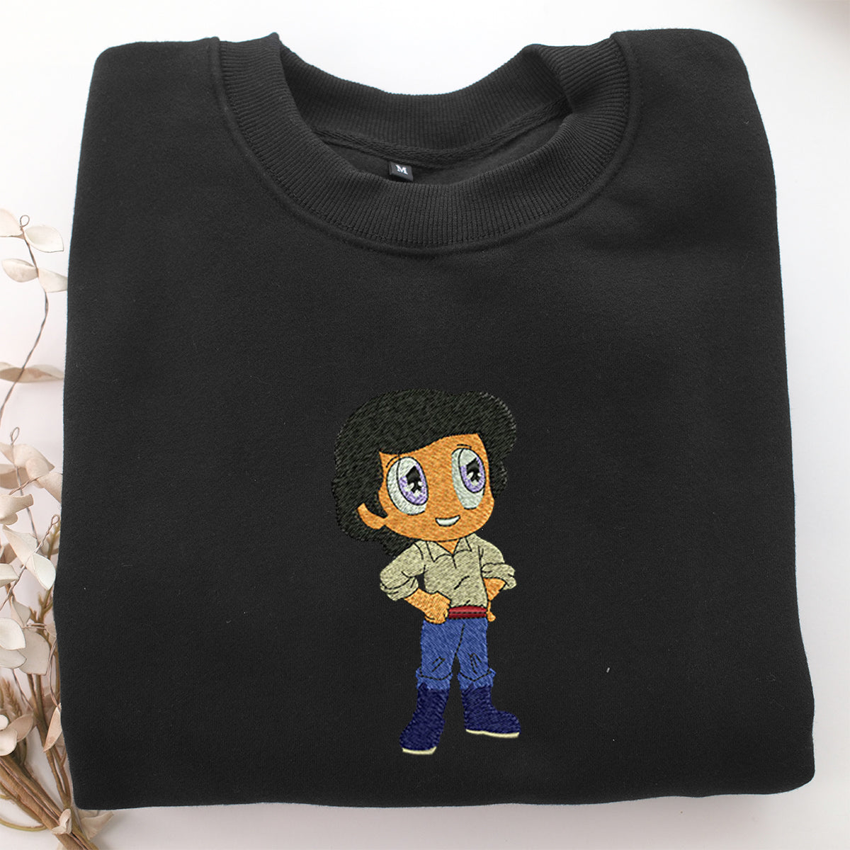 Chibi Prince Eric v2 Embroidery, Disneyland Embroidered Sweatshirt, Movie Disney Inspired, Valentine's Day Gifts Idea For Him Her