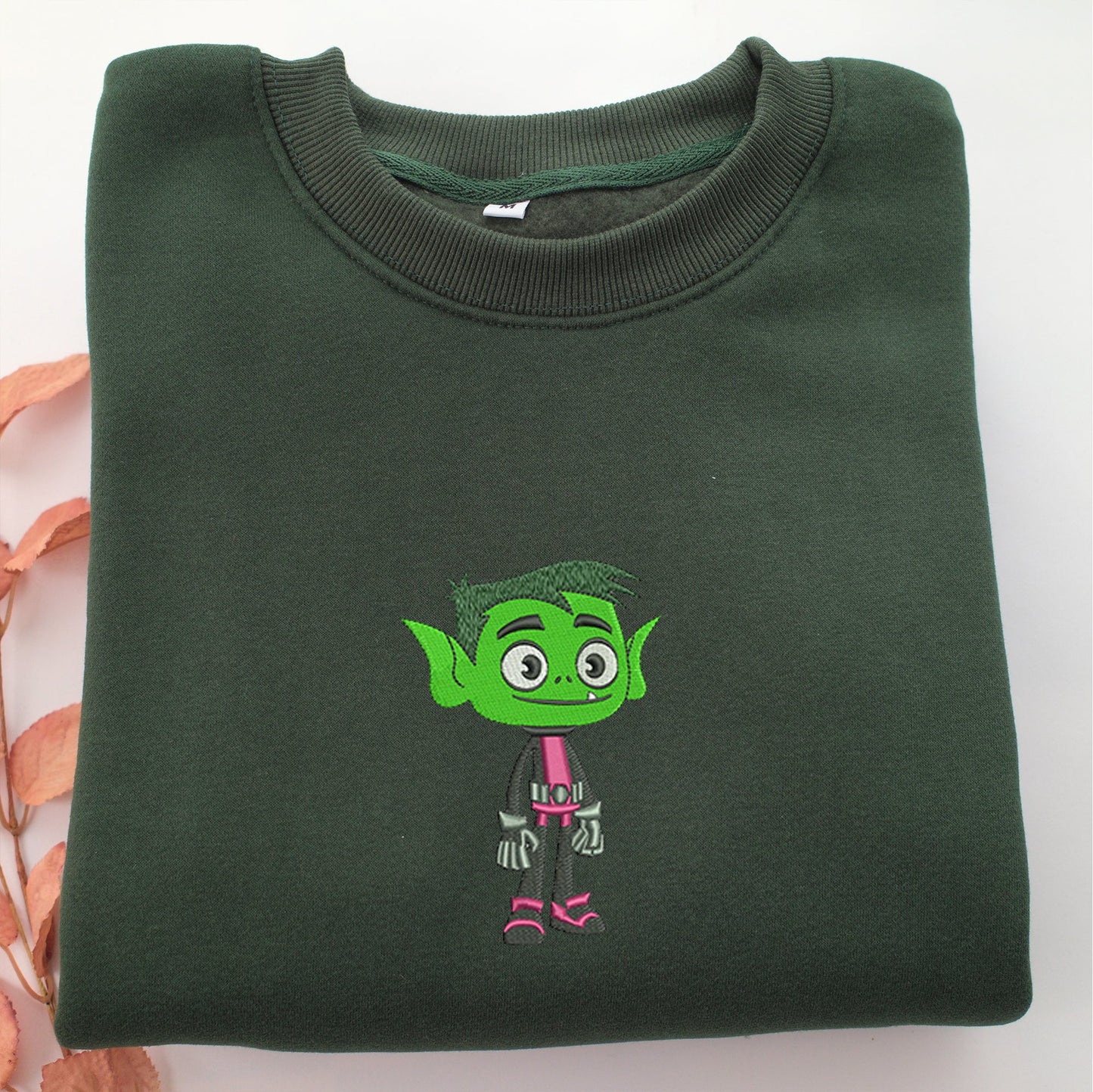Beast Boy Embroidery, Disneyland Embroidered Sweatshirt, Movie Disney Inspired, Valentine's Day Gifts Idea For Him Her