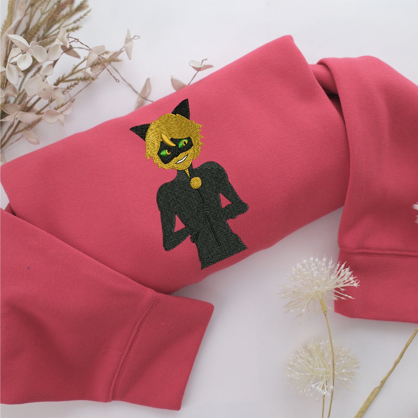 Adrien Agreste Embroidery, Disneyland Embroidered Sweatshirt, Movie Disney Inspired, Valentine's Day Gifts Idea For Him Her