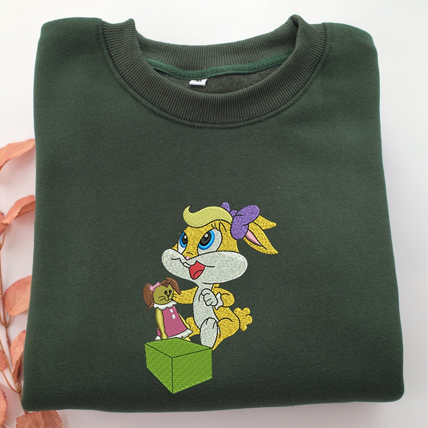 Chibi Lola Bunny Embroidery, Disneyland Embroidered Sweatshirt, Movie Disney Inspired, Valentine's Day Gifts Idea For Him Her