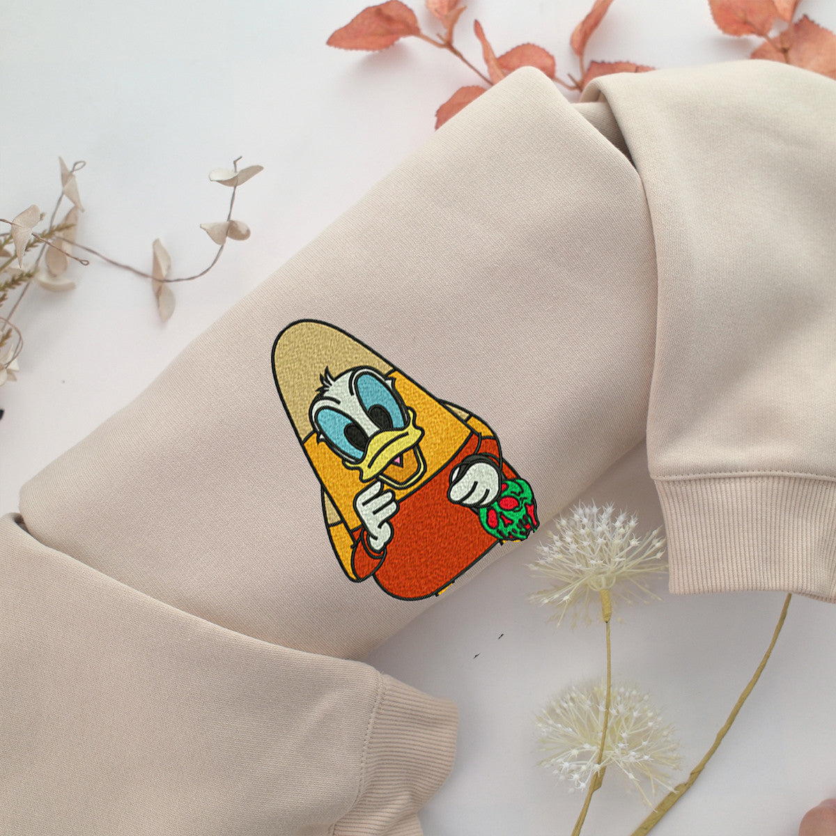 Funny Donald Duck Embroidery, Disneyland Embroidered Sweatshirt, Movie Disney Inspired, Valentine's Day Gifts Idea For Him Her