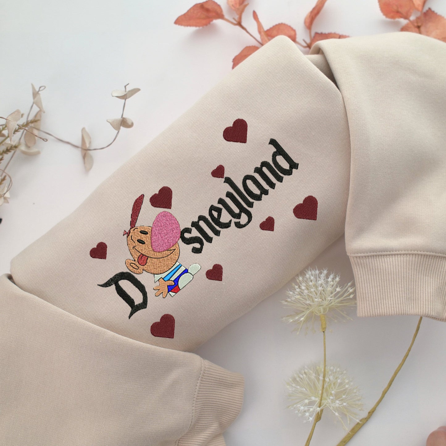 Billy Disneyland Embroidery, Disneyland Embroidered Sweatshirt, Movie Disney Inspired, Valentine's Day Gifts Idea For Him Her
