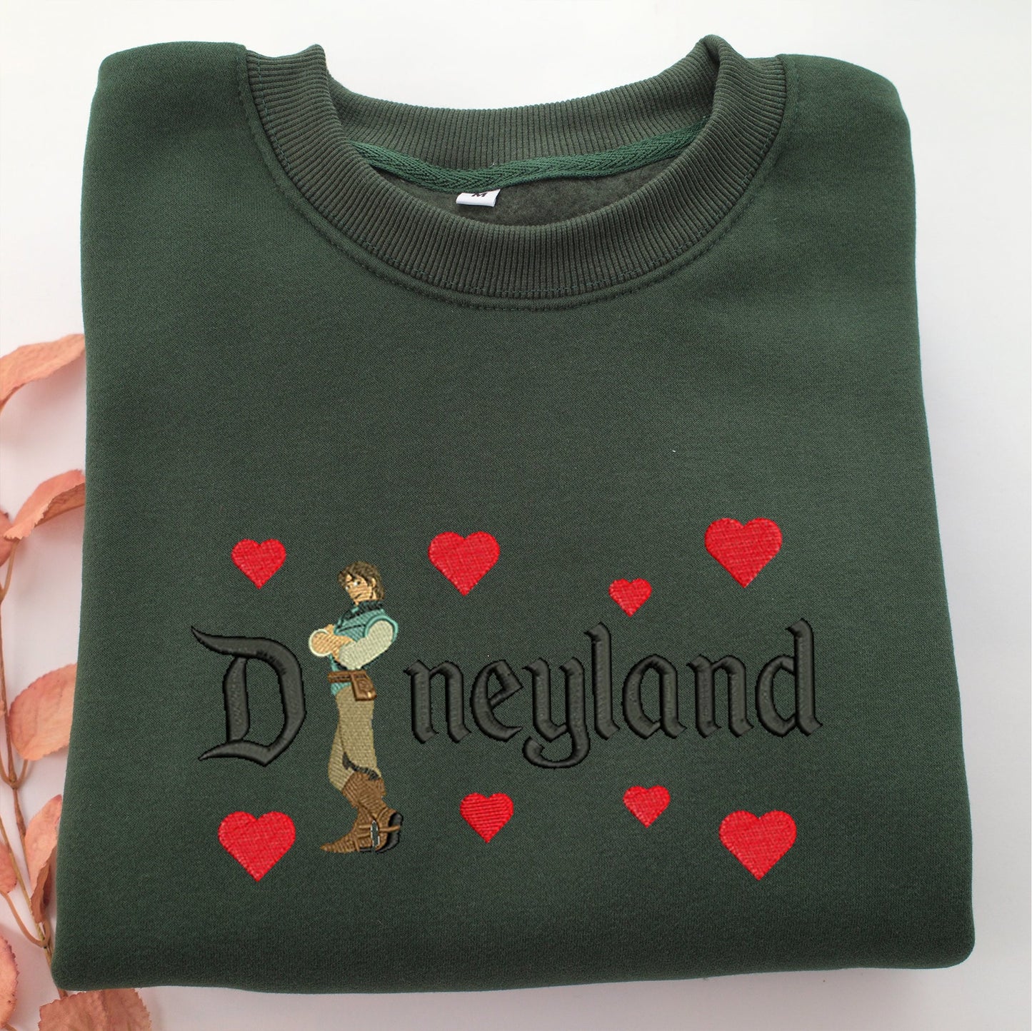 Flynn Rider v1 Disneyland Embroidery, Disneyland Embroidered Sweatshirt, Movie Disney Inspired, Valentine's Day Gifts Idea For Him Her