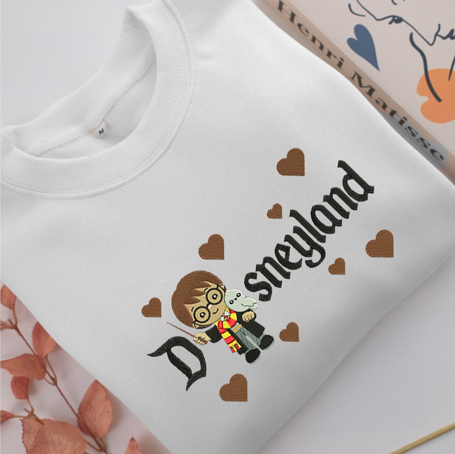 Chibi Harry Potter v2 Disneyland Embroidery, Disneyland Embroidered Sweatshirt, Movie Disney Inspired, Valentine's Day Gifts Idea For Him Her