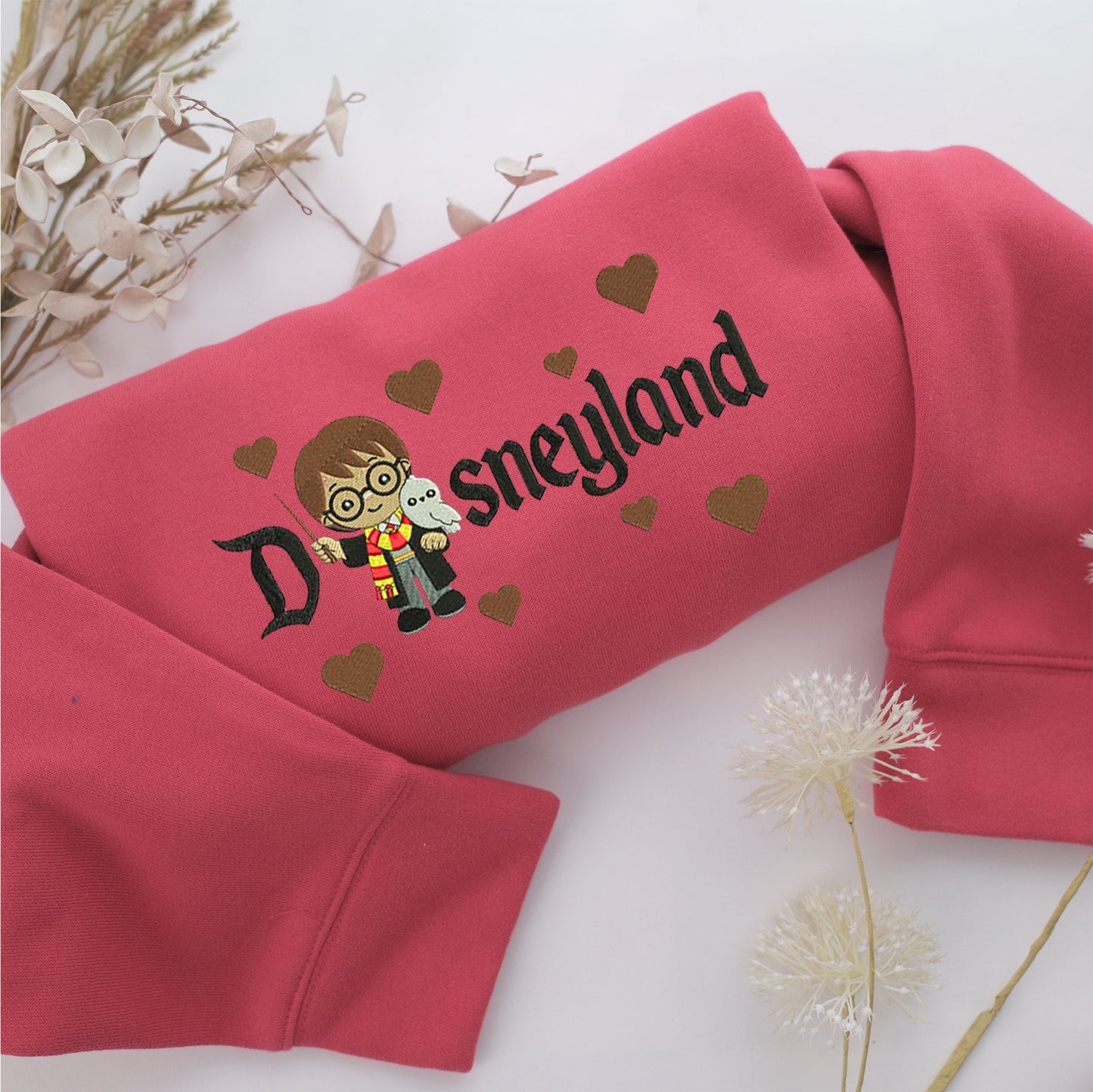 Chibi Harry Potter v2 Disneyland Embroidery, Disneyland Embroidered Sweatshirt, Movie Disney Inspired, Valentine's Day Gifts Idea For Him Her