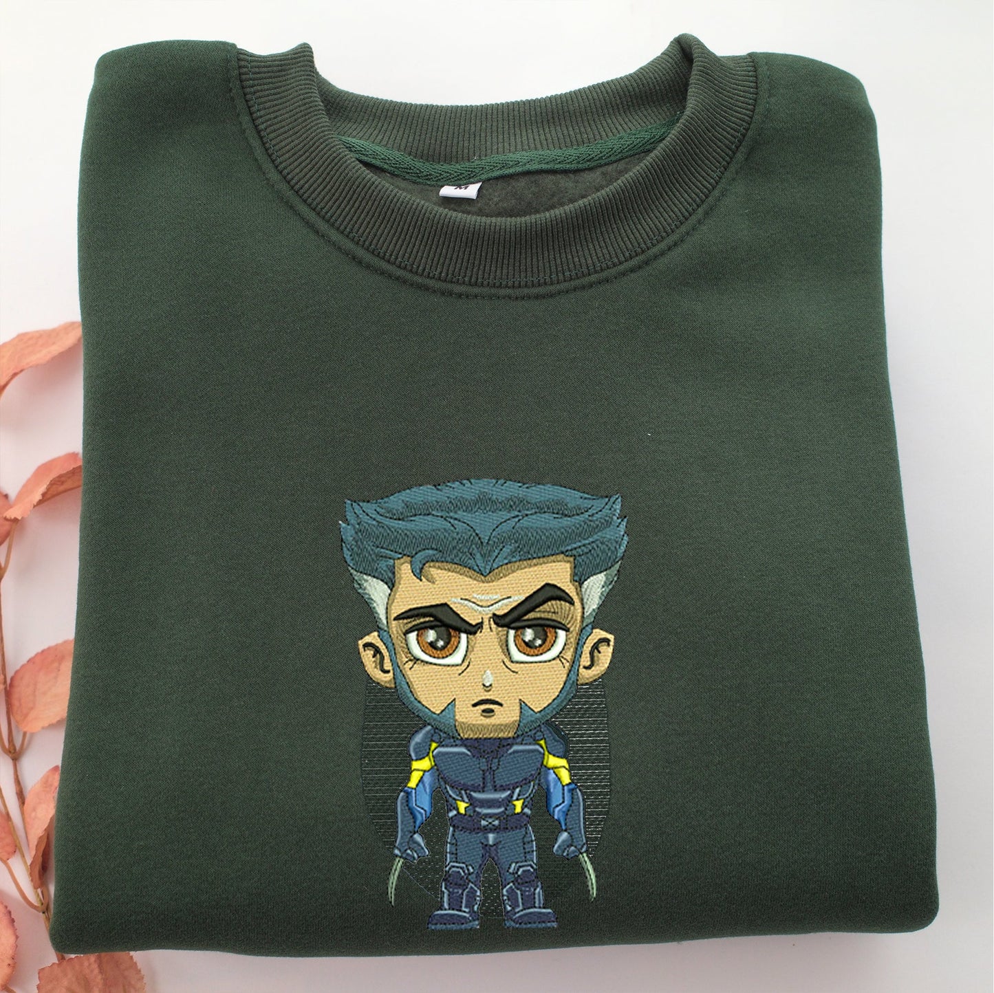 Chibi X Man Embroidery, Disneyland Embroidered Sweatshirt, Movie Disney Inspired, Valentine's Day Gifts Idea For Him Her