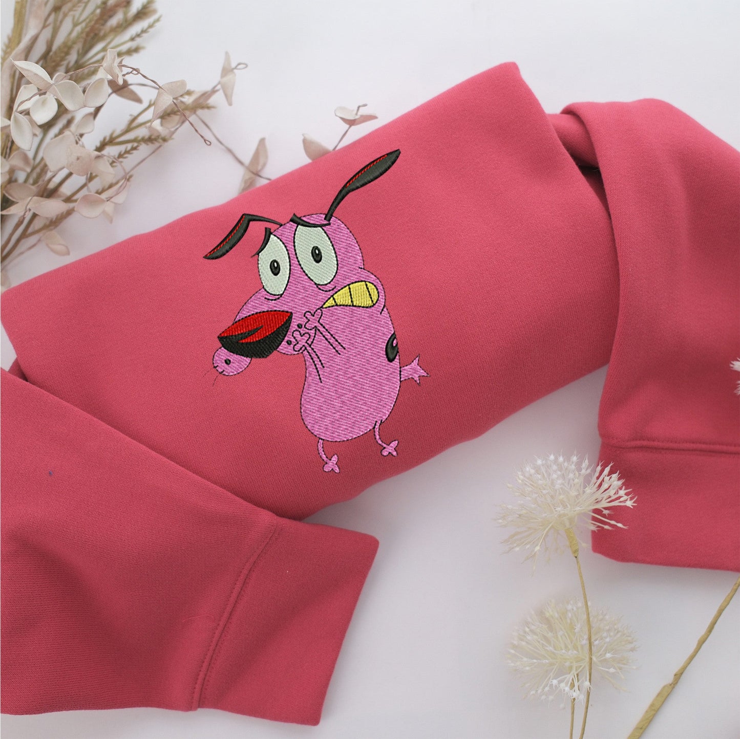 Courage v2 Embroidery, Disneyland Embroidered Sweatshirt, Movie Disney Inspired, Valentine's Day Gifts Idea For Him Her