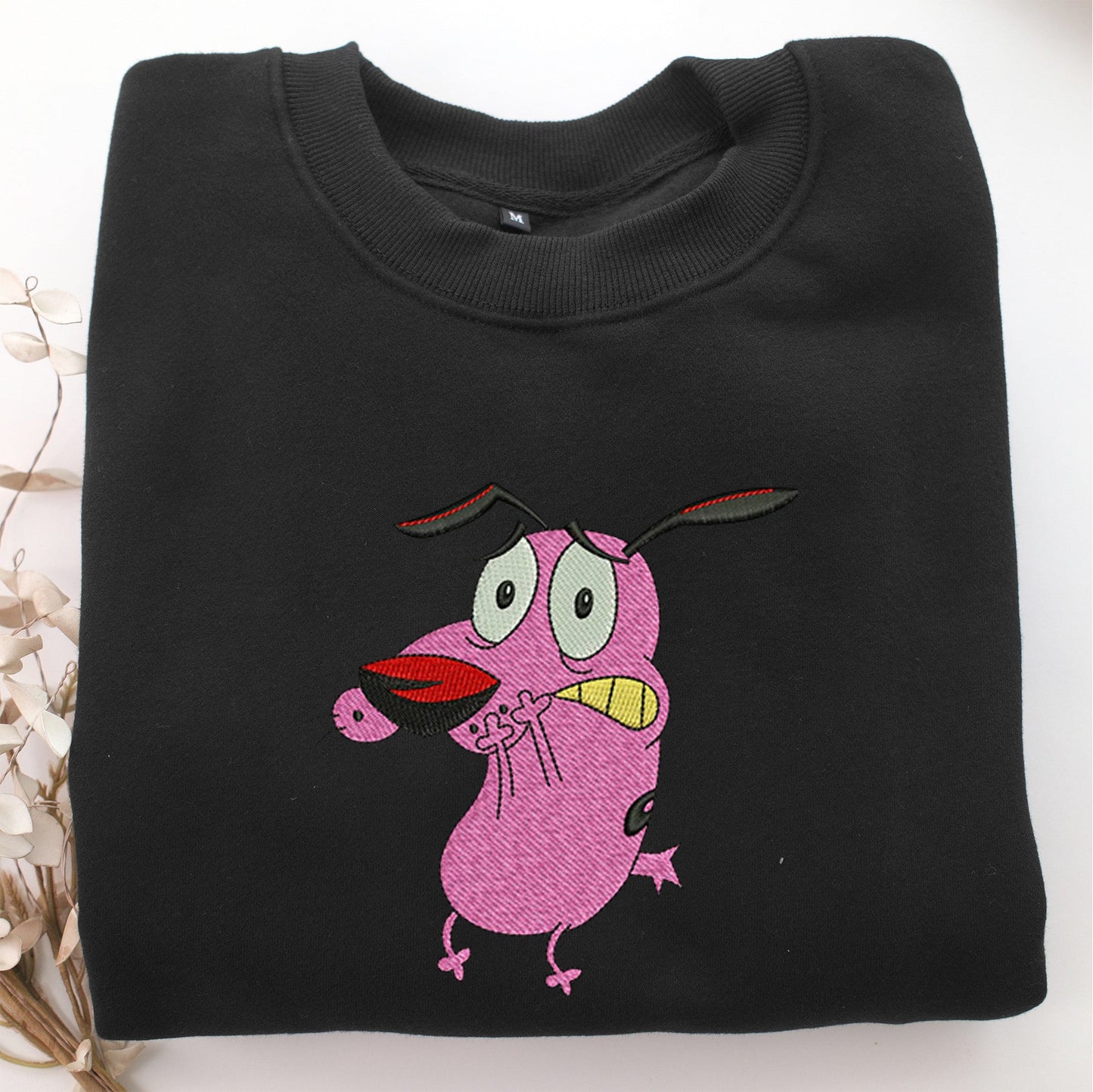 Courage v2 Embroidery, Disneyland Embroidered Sweatshirt, Movie Disney Inspired, Valentine's Day Gifts Idea For Him Her