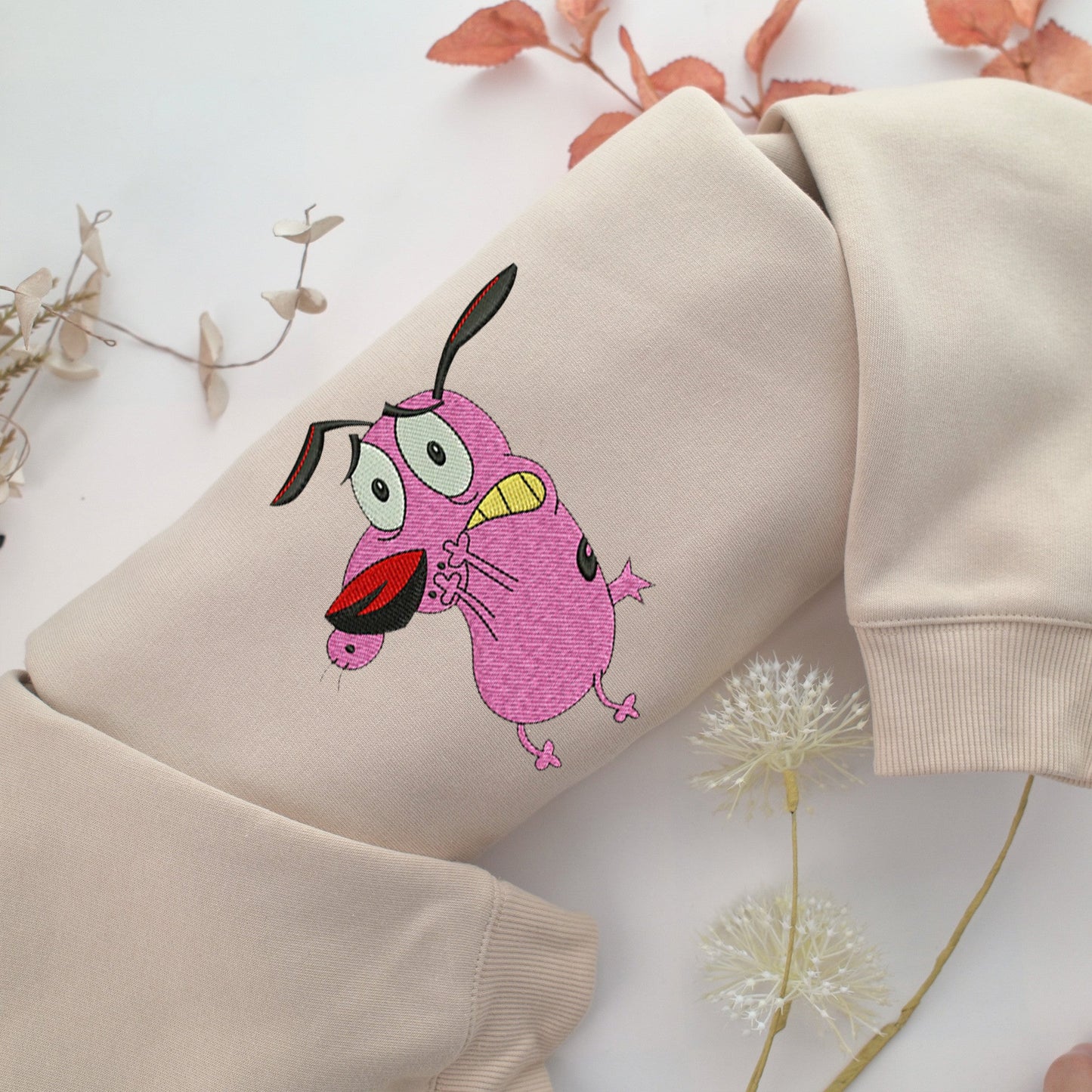 Courage v2 Embroidery, Disneyland Embroidered Sweatshirt, Movie Disney Inspired, Valentine's Day Gifts Idea For Him Her
