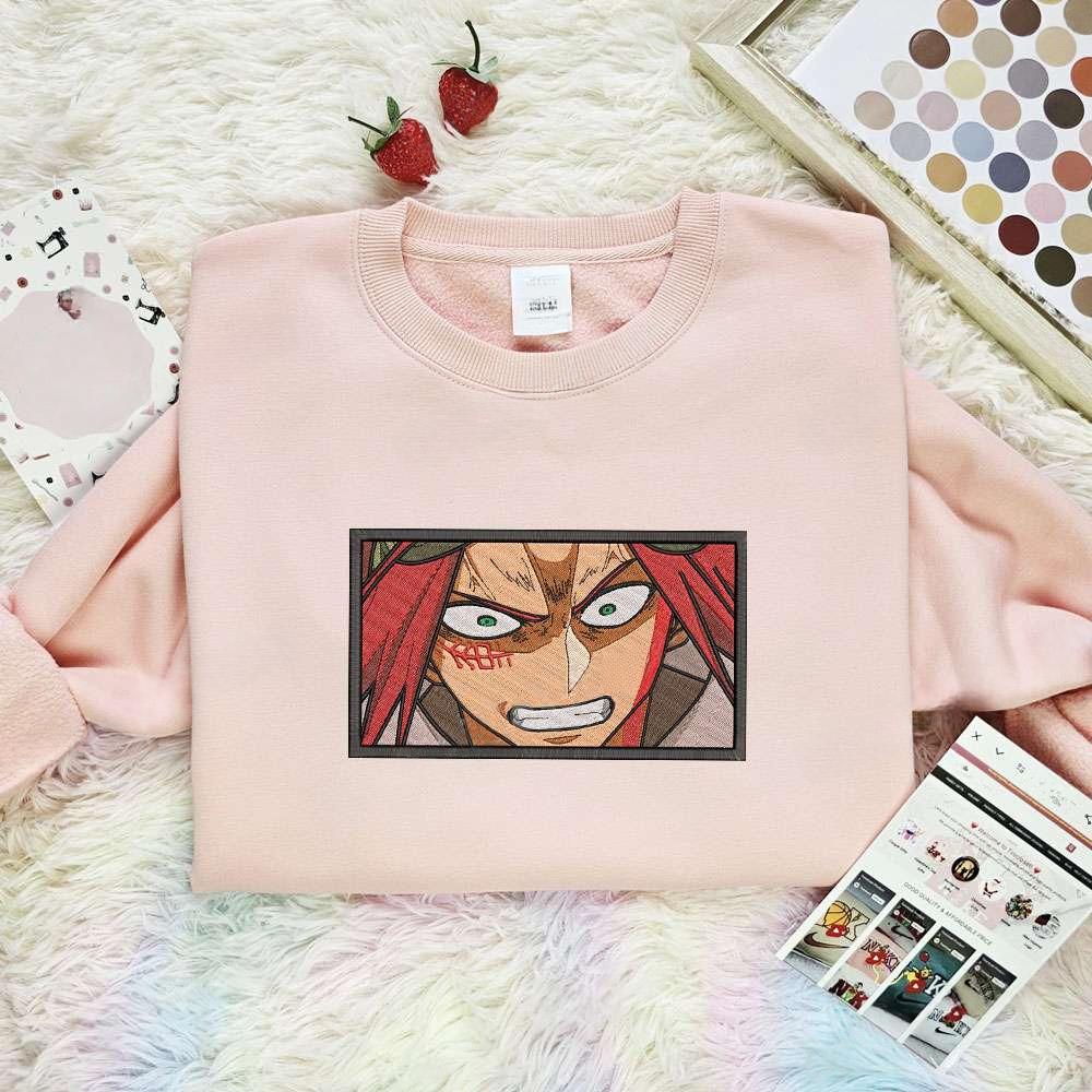 Bisco Akaboshi Sabikui Bisco Anime Embroidered Shirt