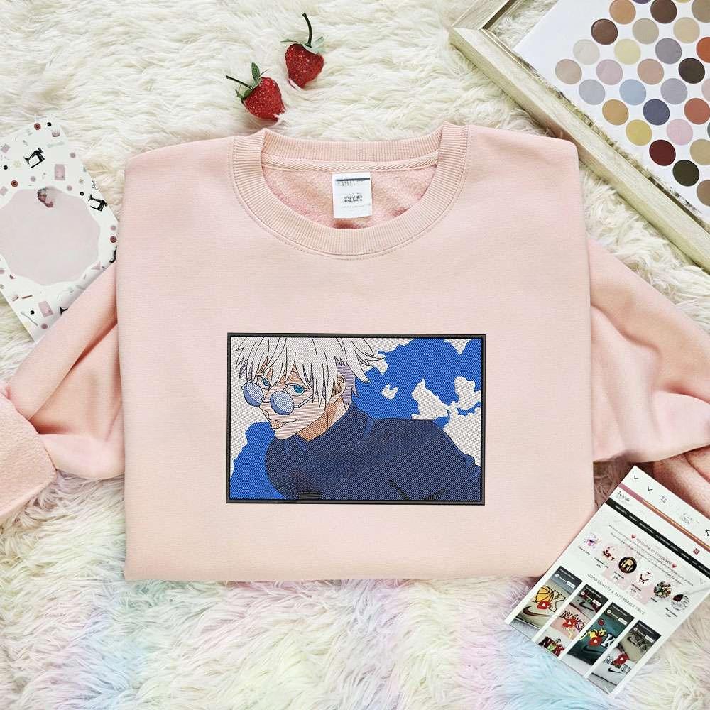 Gojo Jujutsu Kaisen Anime Embroidered Shirt