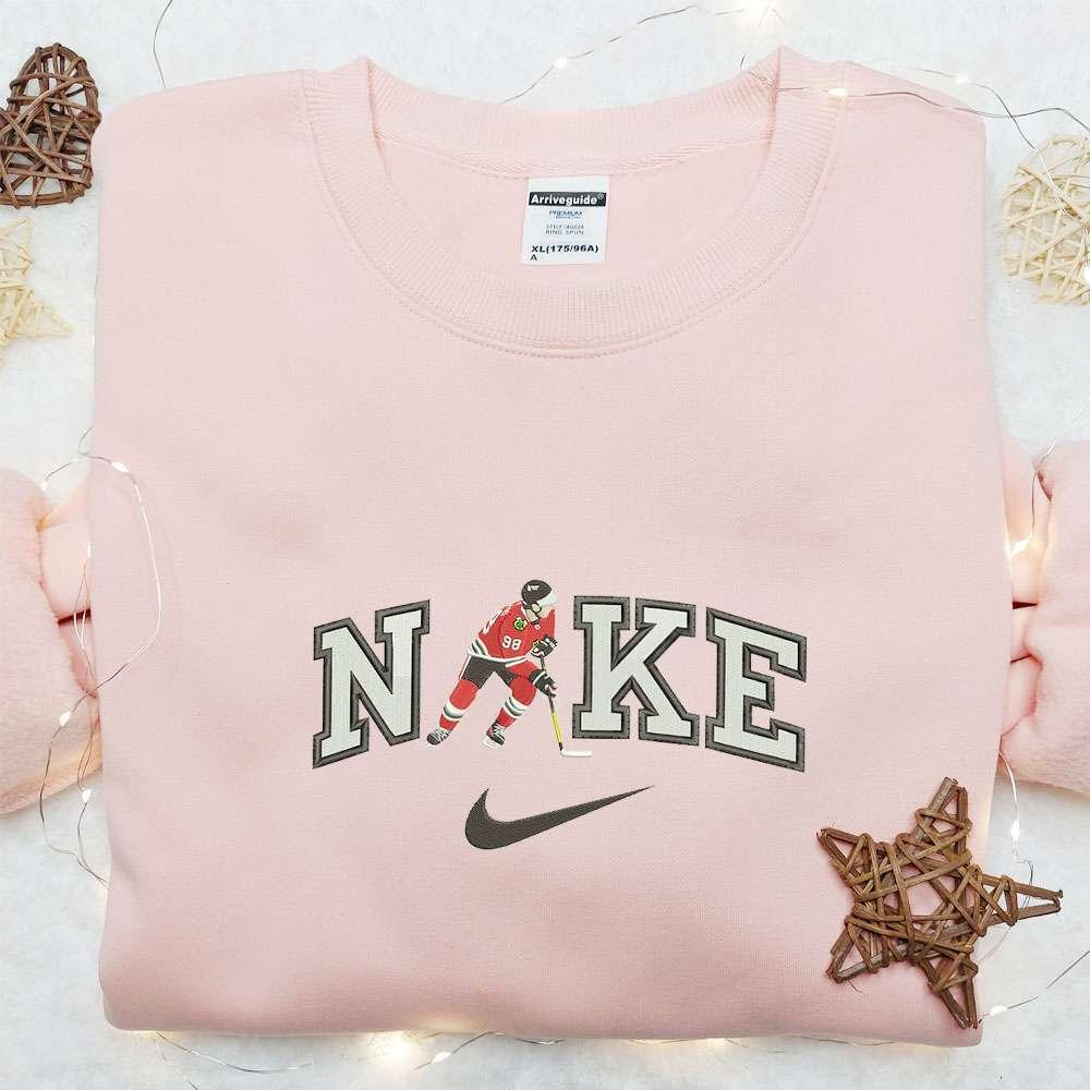Connor Berdard x Nike Embroidered Shirt NHL Sports Embroidered Hoodie Best Fandom Gift Ideas