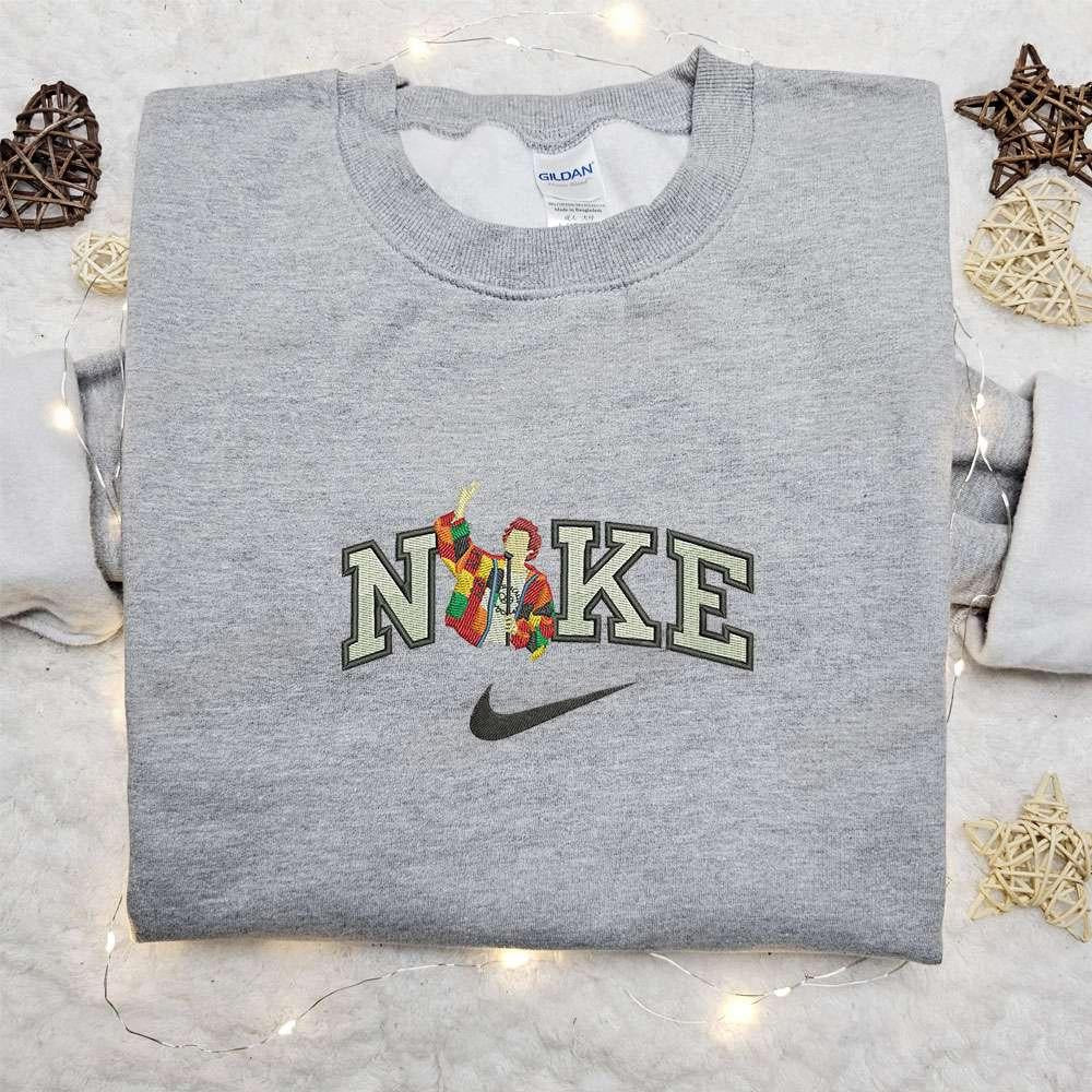 Harry Style x Nike Embroidered Shirt Celebrity Embroidered Hoodie Nike Inspired Embroidered Sweatshirt