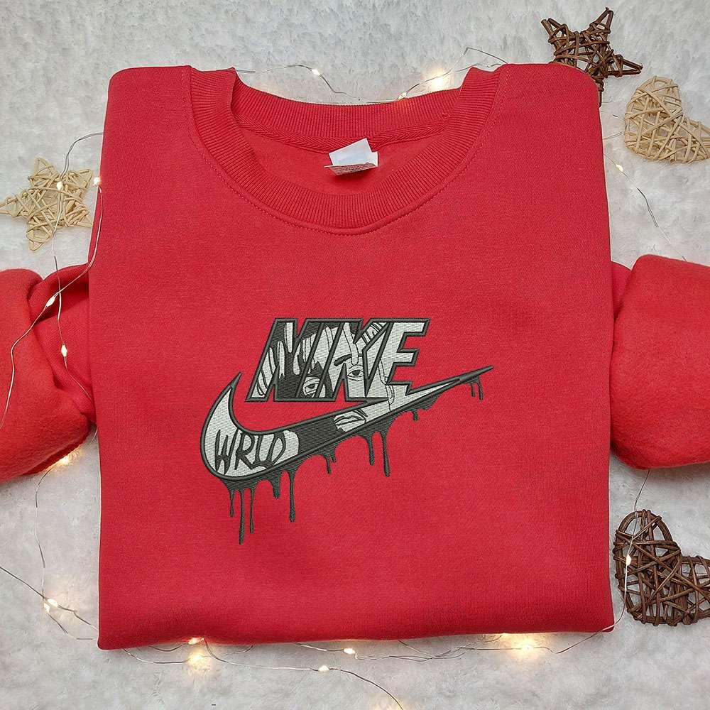 Juice Wrld x Nike Embroidered Shirt Celebrity Embroidered Sweatshirt Custom Embroidered Hoodie