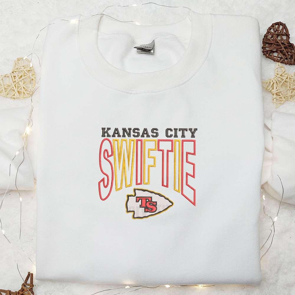 Kansas City Swiftie Embroidered Shirt Celebrity Embroidered Hoodie Best Sports Gift For Fans