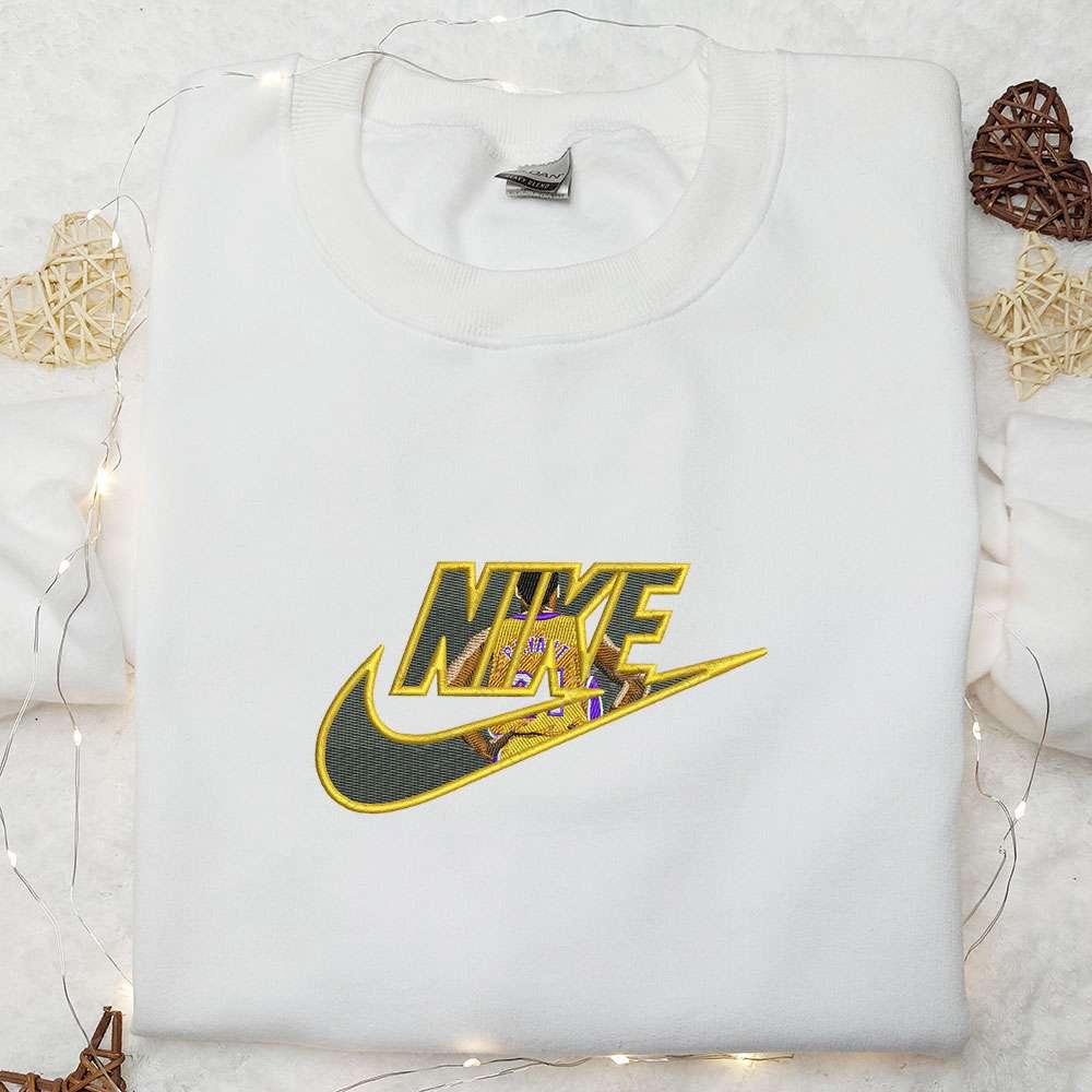 Kobe Bryant x Nike Embroidered Shirt NBA Sports Embroidered Shirt Celebrity Embroidered Hoodie