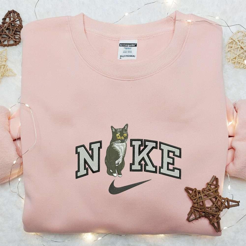 Pet Tuxedo Cat Animal Embroidered Shirt, Animal Lover, Best Gift For Family