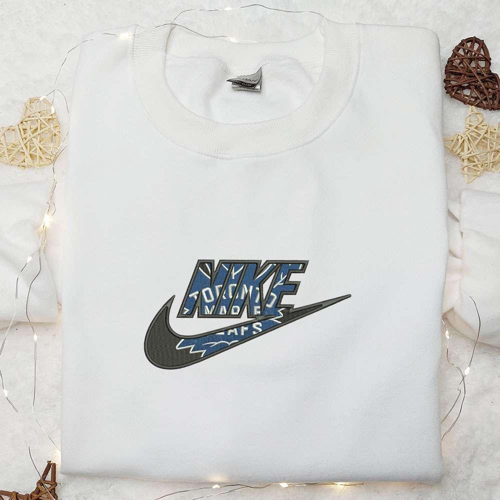 Nike x Toronto Maple Leafs Embroidered T shirt Sports Embroidered T shirt Nike Inspired Embroidered T shirt