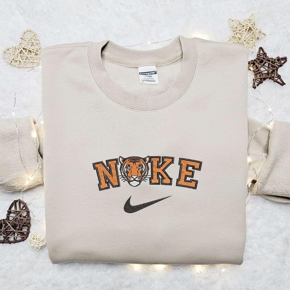 Princeton Tigers x Nike Embroidered Shirt NCAA Sports Embroidered Hoodie Best Gift Idea