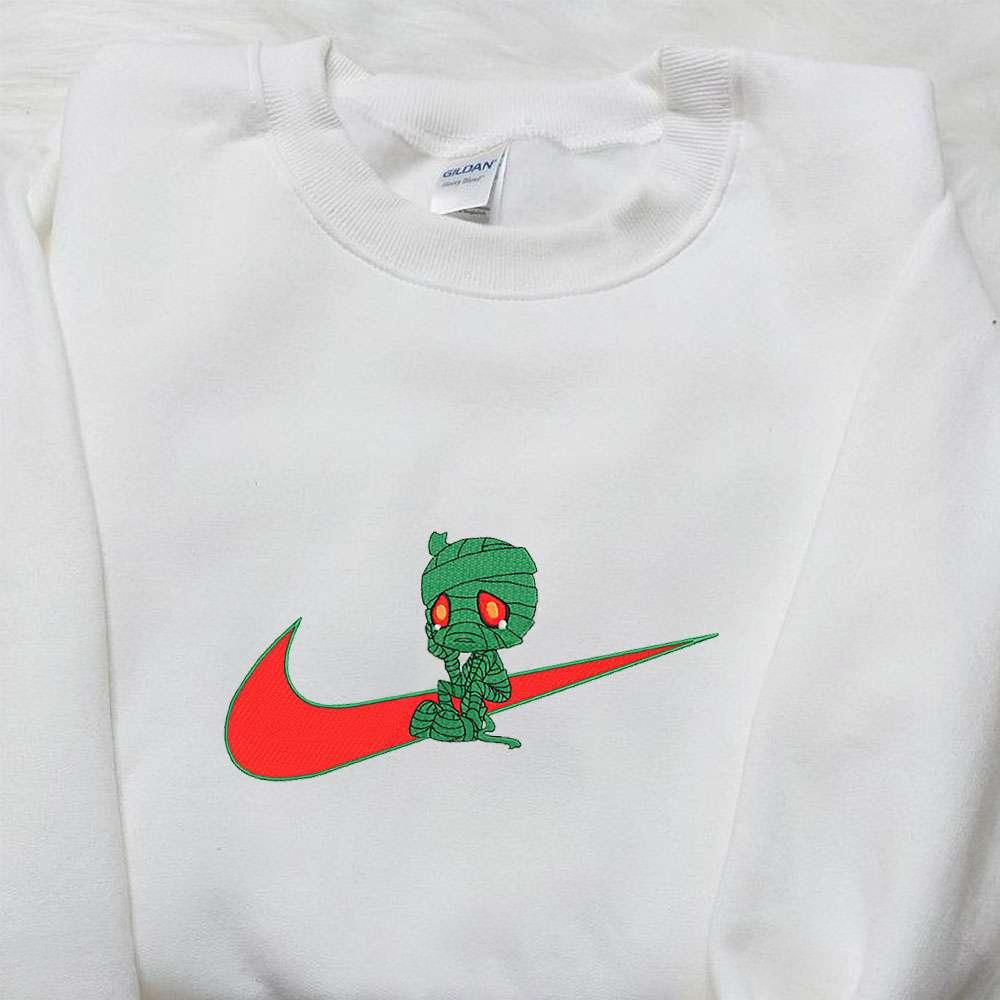 Amumu X Nike Swoosh Game Embroidered Shirt League Of Legends Embroidered Shirt Nike Inspired Embroidered Shirt 1