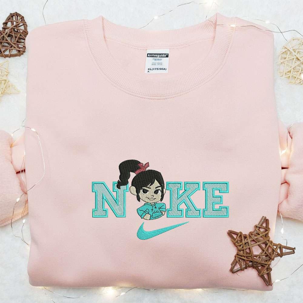 Nike X Vanellope Embroidered T Shirt Wreck It Ralph Disney Embroidered T Shirt Nike Inspired Embroidered T Shirt