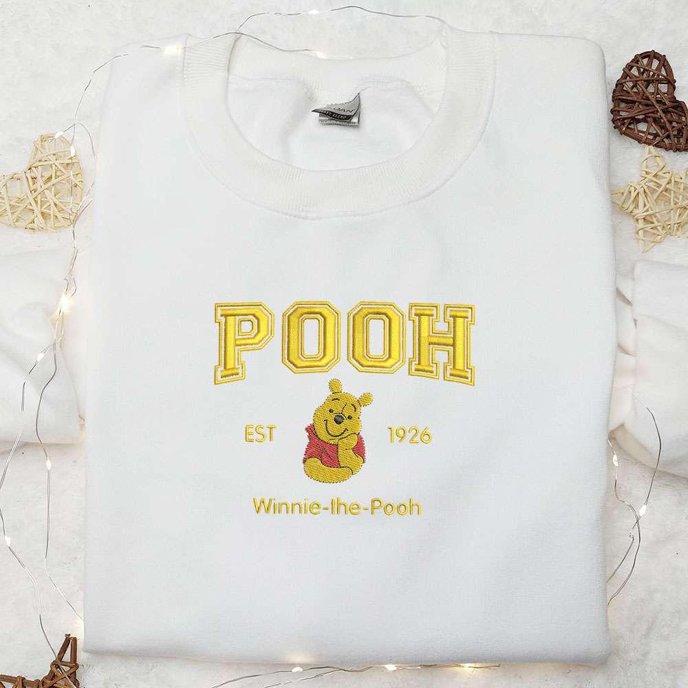 Pooh Est 1926 Disney Characters Embroidered Shirts Best Gift Idea For Family