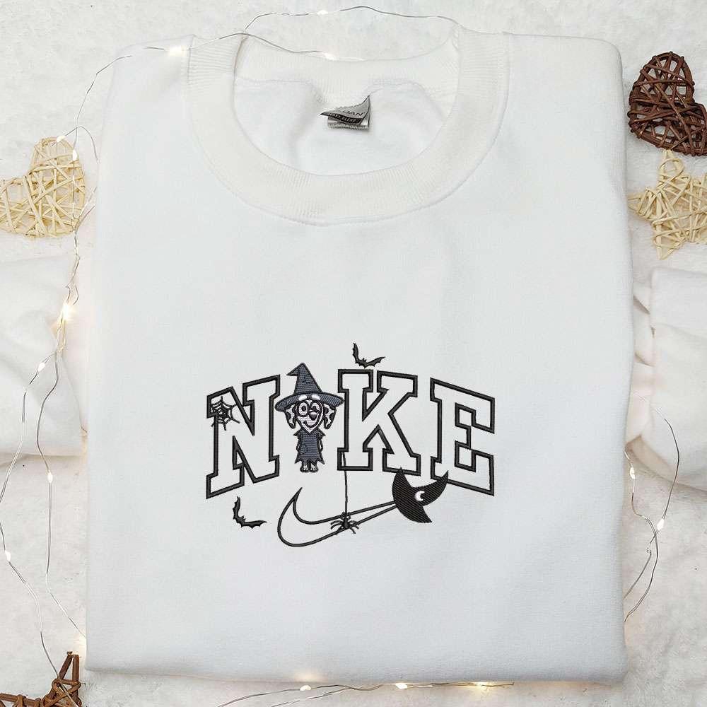 Chloe Witch x Nike Embroidered Shirt Bluey Cartoon Embroidered Hoodie Halloween Embroidered Sweatshirt
