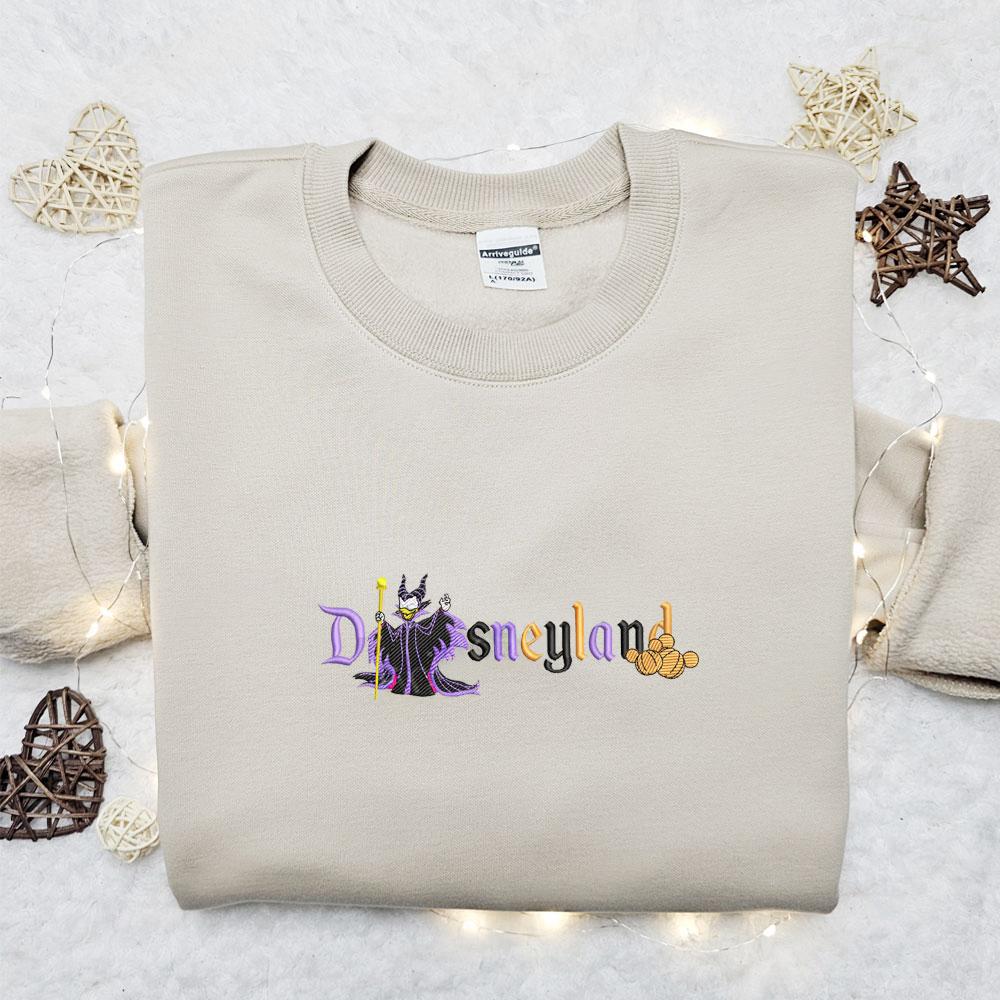Daisy Duck Maleficent Disneyland Halloween Embroidered Shirt Best Halloween Gifts Ideas