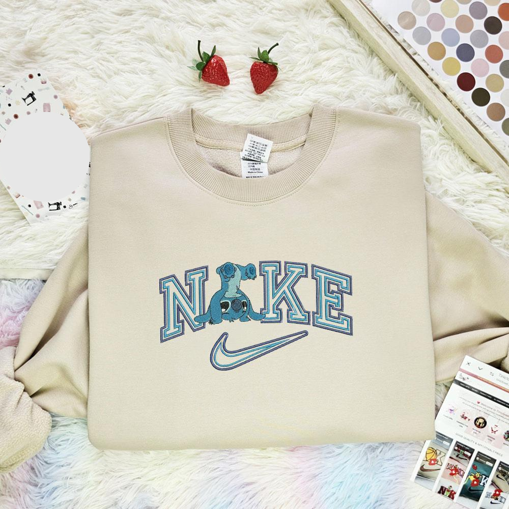 Stitch Upside Down Characters Embroidered Shirt