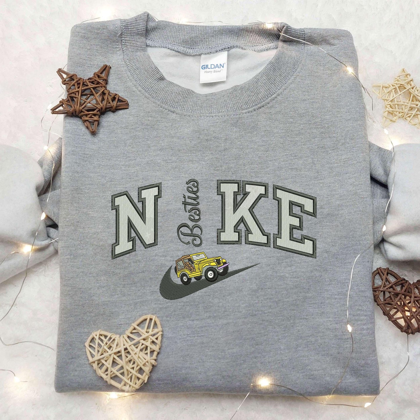 G63 Bestie Car x Swoosh Nike Embroidered Shirt Nike Embroidered Shirt Transportation Embroidered Shirt