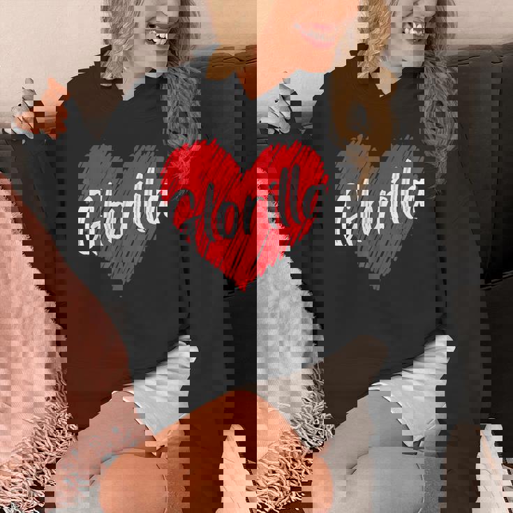 Glorilla Personalized Name I Love Glorilla Heart Vintage Unisex Hoodie