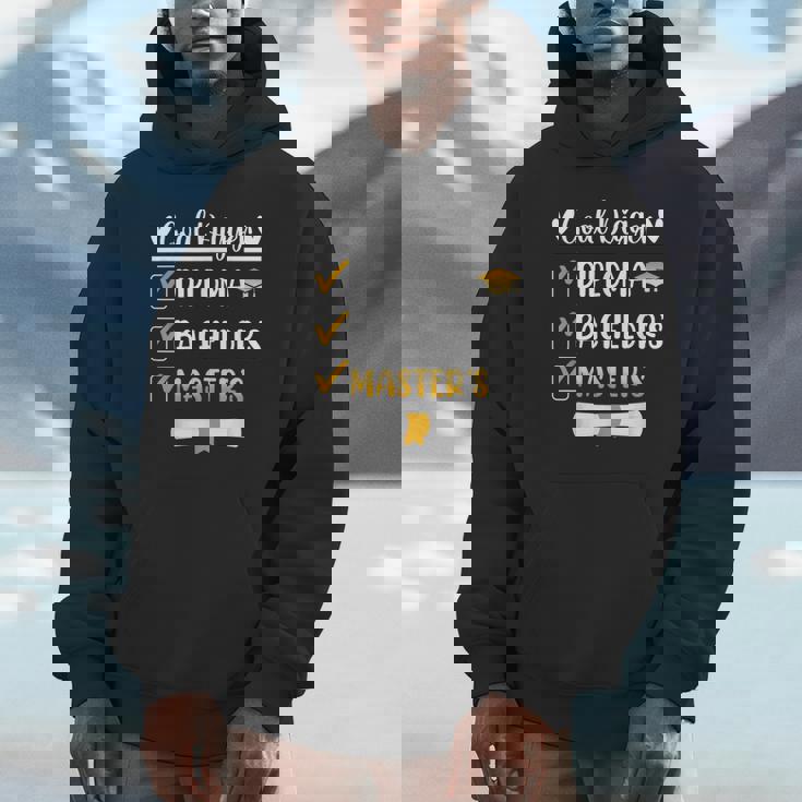 Goal Digger Master's Degree Graduation Diploma Bachelors Unisex Hoodie