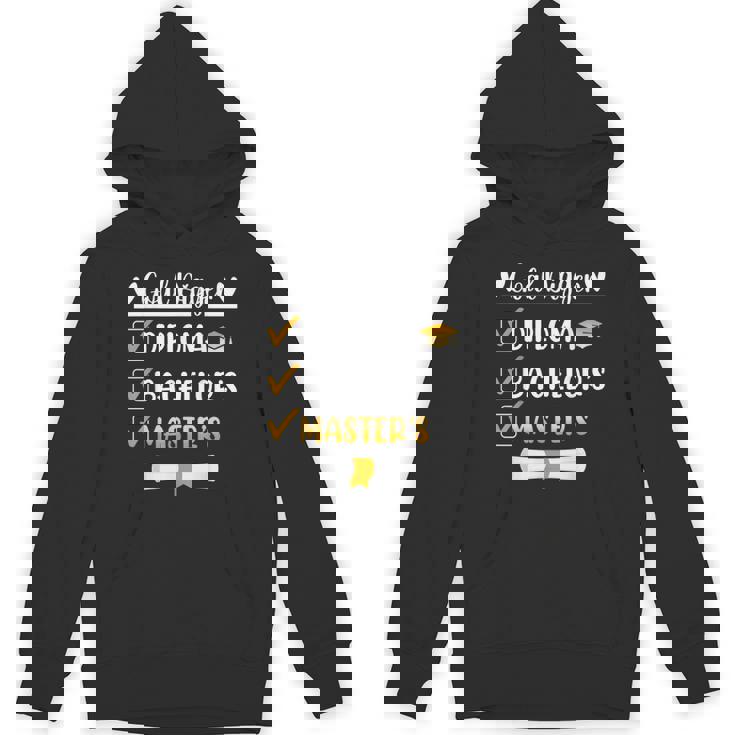 Goal Digger Master's Degree Graduation Diploma Bachelors Unisex Hoodie