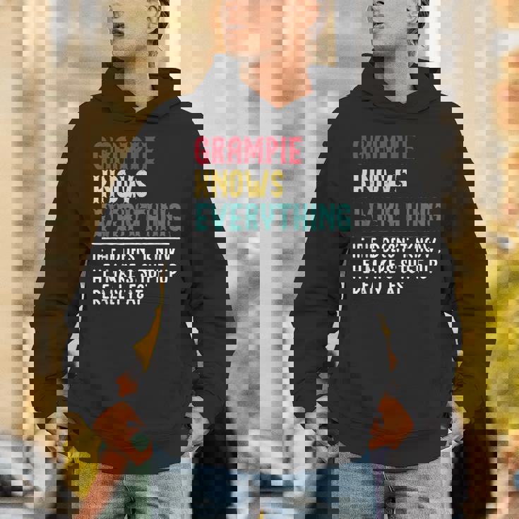Grampie Know Everything Father's Day For Grandpa Unisex Hoodie