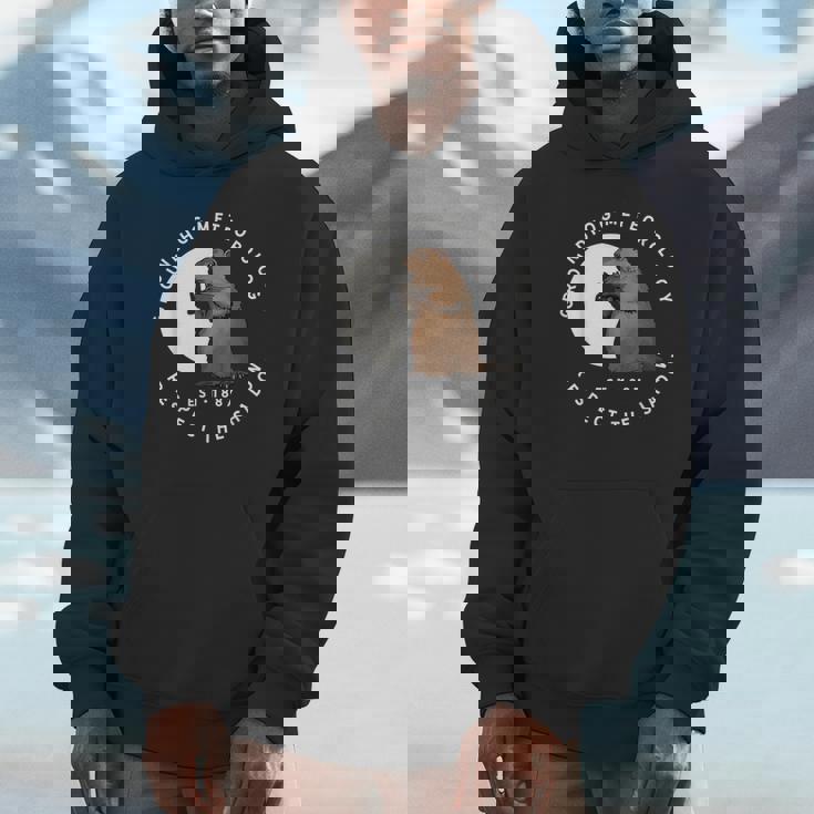 Groundhog Meteorology Respect The Shadow Groundhog Day Unisex Hoodie