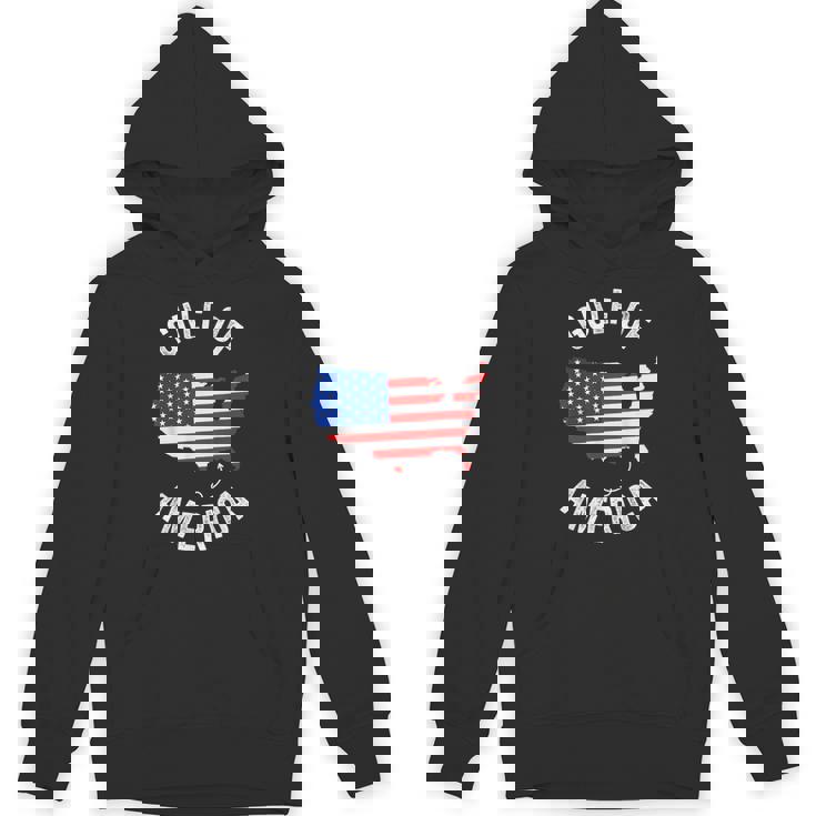 Gulf Of Usa America Gulf Of Mexico Usa Flag Map July 4 Unisex Hoodie