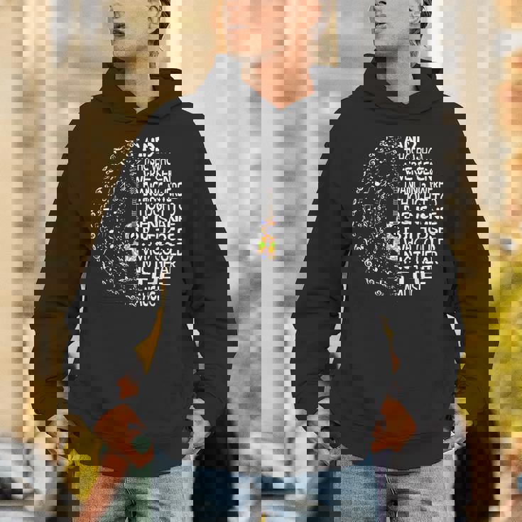 Hippie Guitar And Those Who Were Seen Dancing Peace Unisex Hoodie