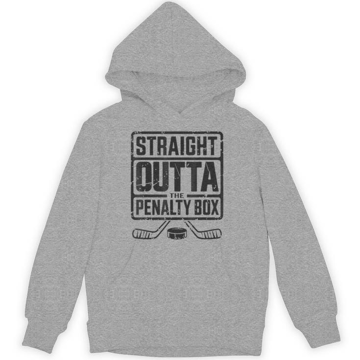 Ice Hockey Player Sport Straight Outta The Penalty Box Unisex Hoodie