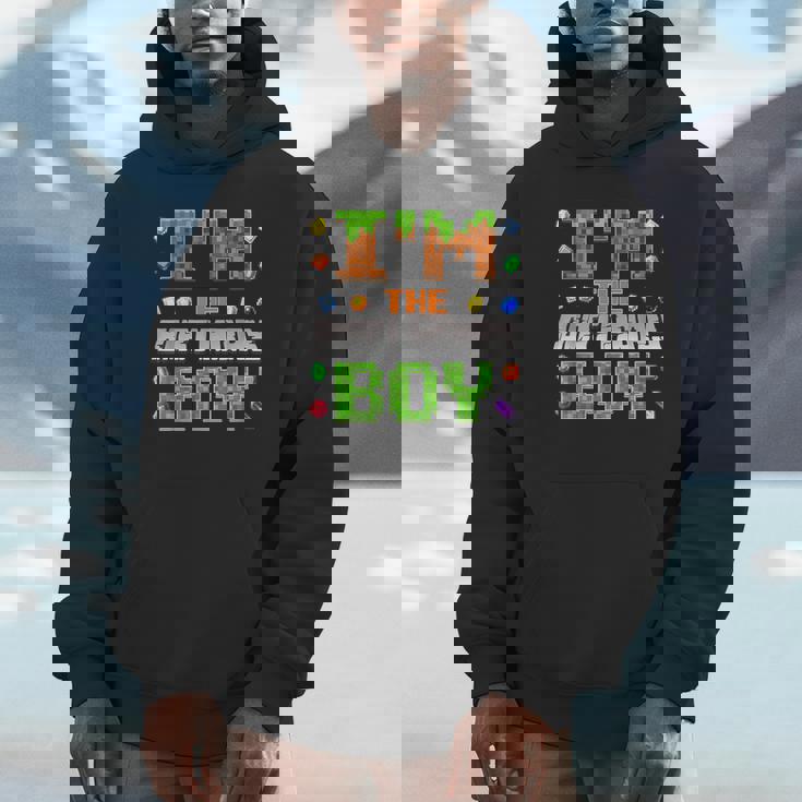 I'm The Birthday Boy Bday Party Video Gamer Pixel Number Unisex Hoodie