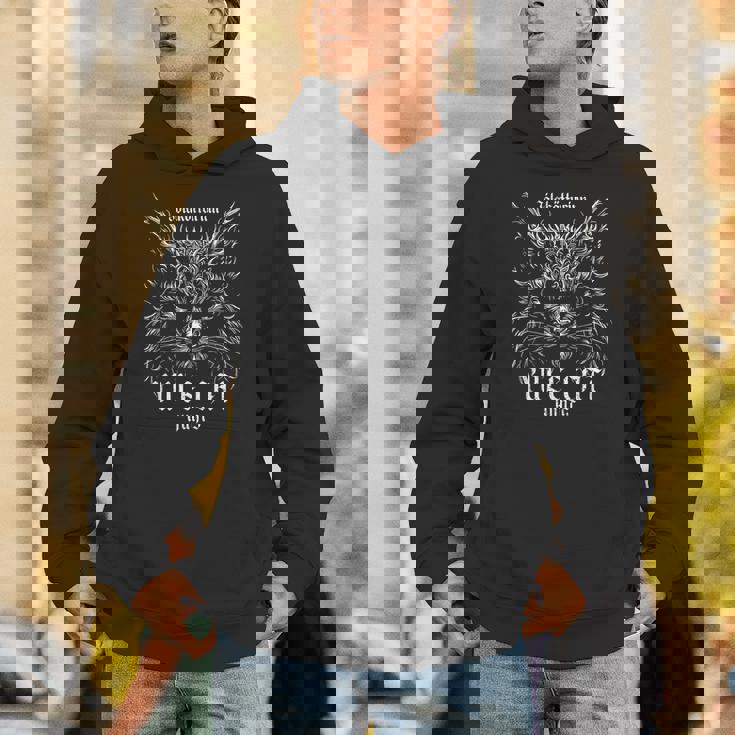 Jólakötturinn Christmas Yule Cat Hunts Unisex Hoodie